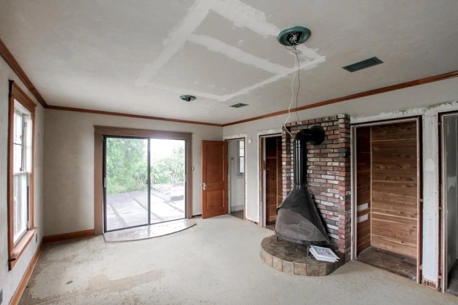 Another view of the master bedroom before renovation